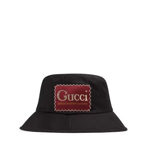 NWT Gucci logo patch bucket hat size L (59cm) - Picture 1 of 16